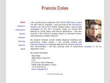 Tablet Screenshot of franciscolas.net